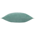 Plain Blue Cushions - Tilly Velvet Cushion Cover Duck Egg/Pumice Wylder