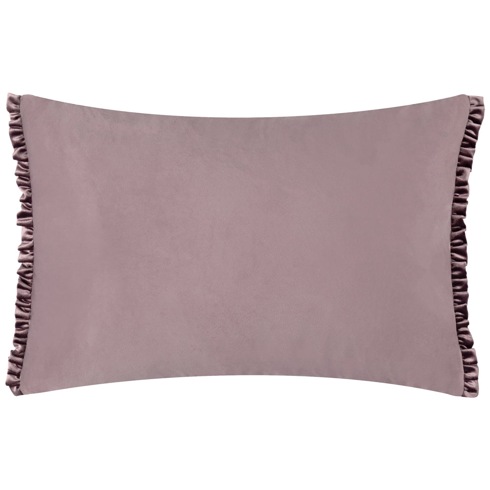 Plain Pink Cushions - Tilly Velvet Cushion Cover Heather/Smoke Wylder