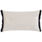 Plain Black Cushions - Tilly Velvet Cushion Cover Lace/Black Wylder