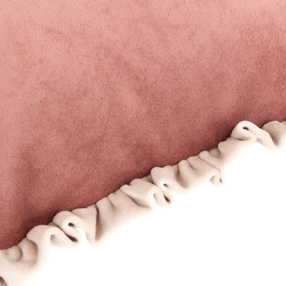 Plain Pink Cushions - Tilly Velvet Cushion Cover Poached Pear/Shell Wylder