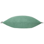 Plain Green Cushions - Tilly Velvet Cushion Cover Sage/Grey Wylder
