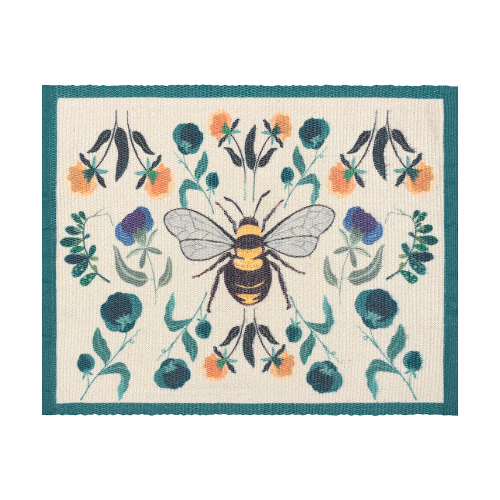 Animal Blue Kitchen - Wild Garden Set of 4 Indoor/Outdoor Placemats Multicolour Wylder