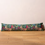 Animal Green Cushions - Willow Hare Draught Excluder Emerald/Taupe Wylder